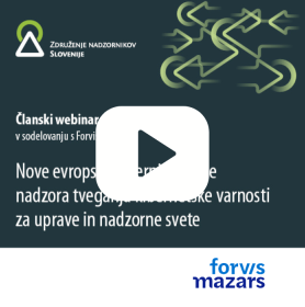 POSNETEK WEBINARJA: Nove evropske smernice glede nadzora tveganja kibernetske varnosti za uprave in nadzorne svete