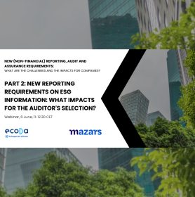 ecoda: New reporting requirements on ESG information