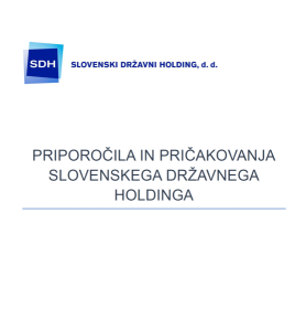 Prenovljena Priporočila in pričakovanja SDH