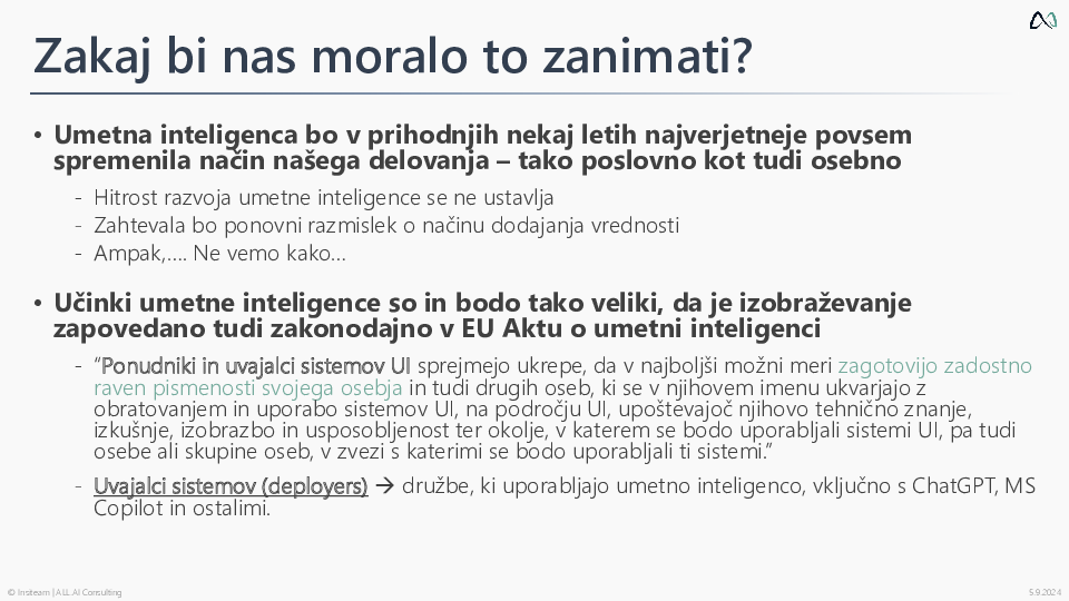 Uporaba nove generativne umetne inteligence UI za sekretarje