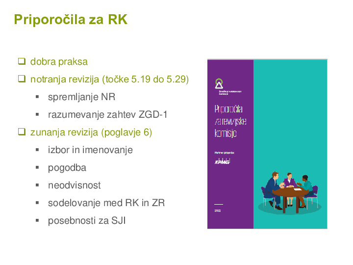 Sodelovanje nadzornega sveta z revizorji  ("Izobraževanje za nadzornike")