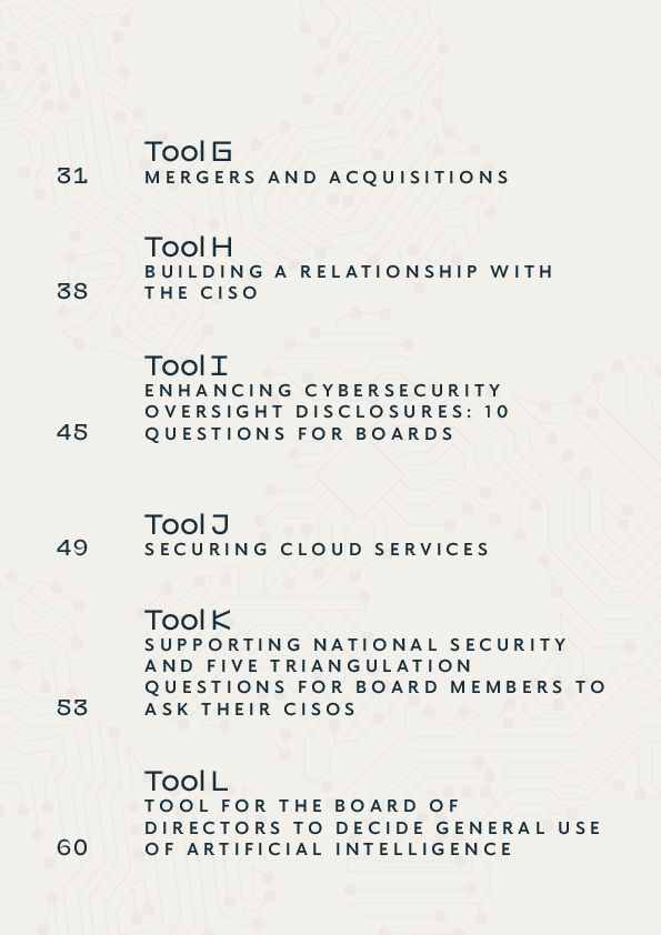 Cyber Security Risk Handbook - TOOLKIT